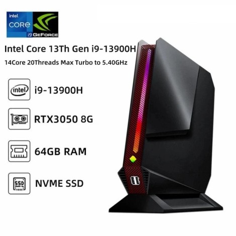 Gaming Mini PC Intel Core 13Th Gen i9 13900H