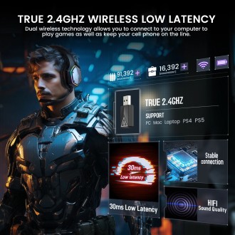 2.4GHz Wireless Headphones