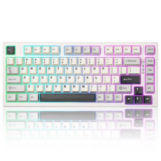 White 8K Wireless Rapid Trigger Mechanical Gaming Keyboard