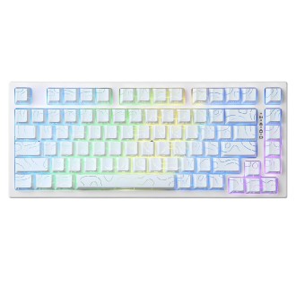 White 8K Wireless Rapid Trigger Mechanical Gaming Keyboard