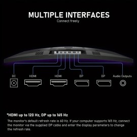 Ultra-Wide Curved 165Hz Gaming Computer Monitor 1800R