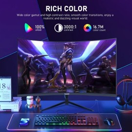 Ultra-Wide Curved 165Hz Gaming Computer Monitor 1800R