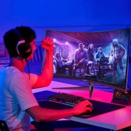 Ultra-Wide Curved 165Hz Gaming Computer Monitor 1800R