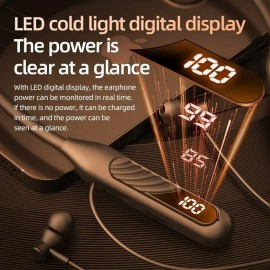 Wireless Earphones 5.3 Neckband Headphones Gaming