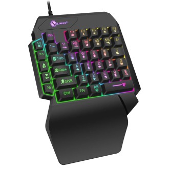 Gaming Keyboard Single Hand Mini