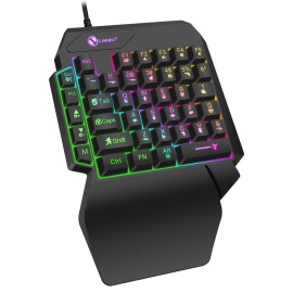 Gaming Keyboard Single Hand Mini