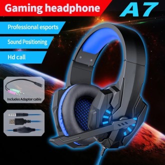 A7 Headphones Wired Gaming Headset