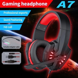 A7 Headphones Wired Gaming Headset