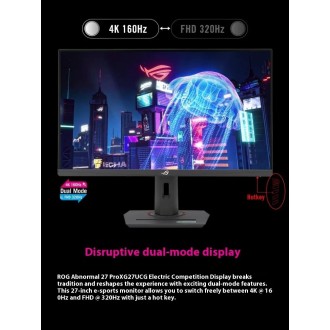 New Rog Xg27ucg 27pro Dual-Mode 27 Inch Monitor 4k 160hz