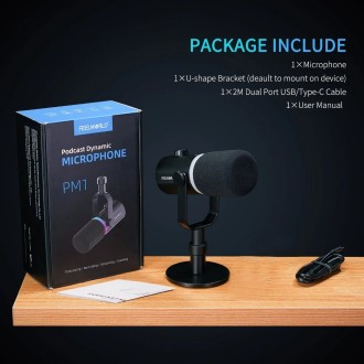 Dynamic Microphone for Podcasting Recording Gaming
