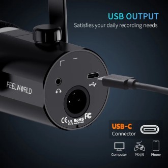 Dynamic Microphone for Podcasting Recording Gaming