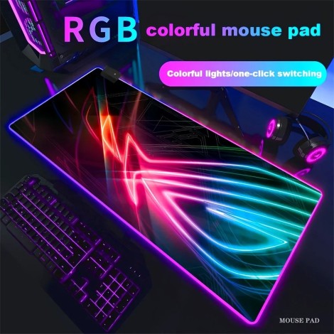 RGB LED Backlit Large Gaming Mouse Pad