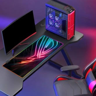 RGB LED Backlit Large Gaming Mouse Pad