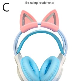 Silicone Cat Ears For Headphones