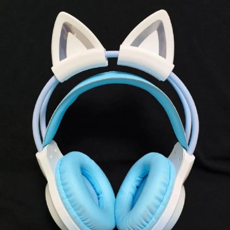 Silicone Cat Ears For Headphones